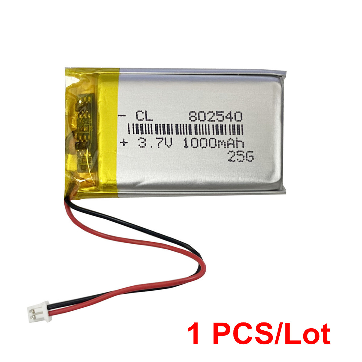 1-4 stück 3.7v lipo-akkus  pl802540 1000 mah, Lithium-Polymer-akkus) für heltec  t114 v2 lora 32 v3 entwicklungsboard lora-knoten: Weiß