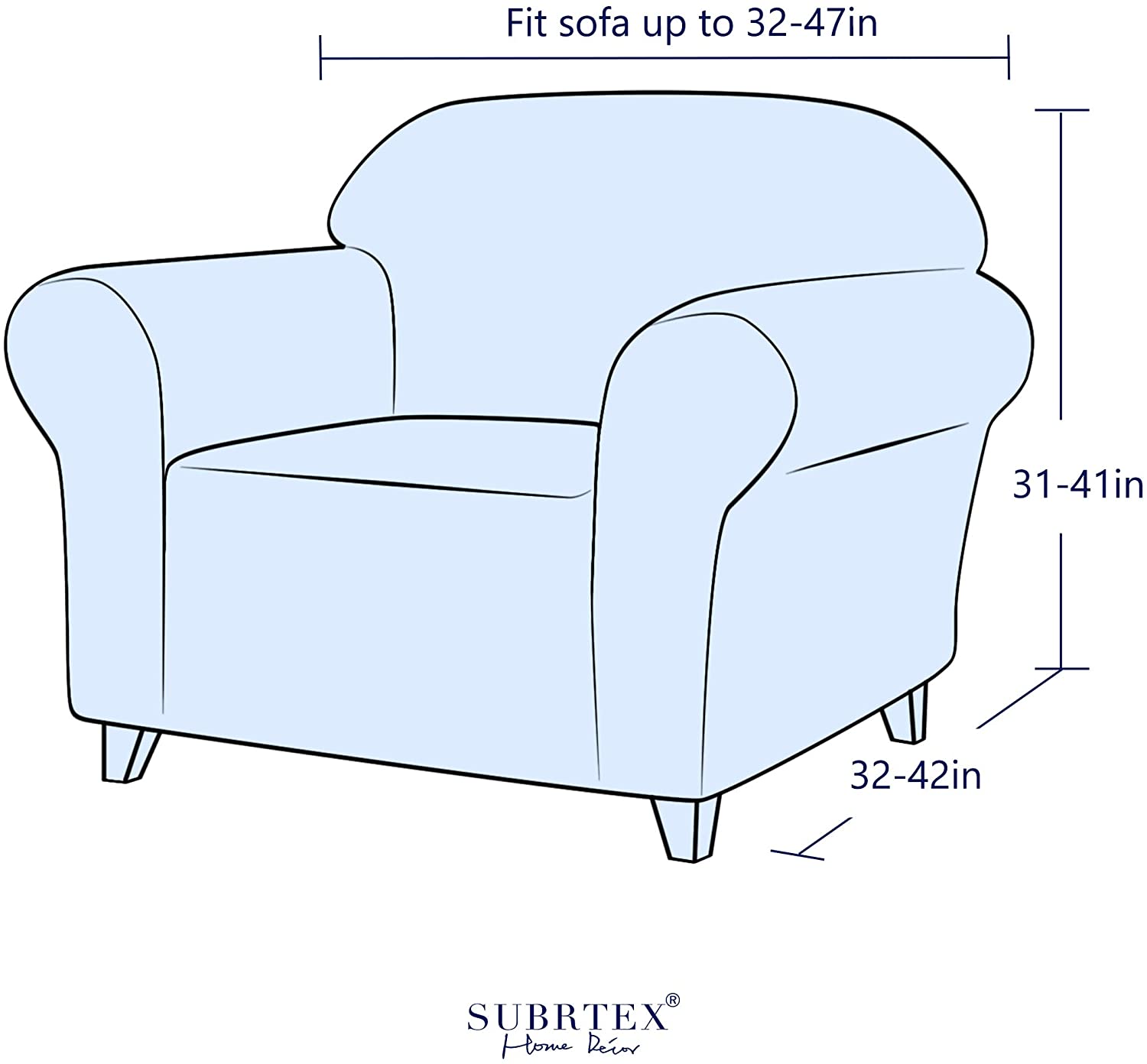 Stretch Tub Stoelhoezen, Jacquard Club Stoel Hoes voor