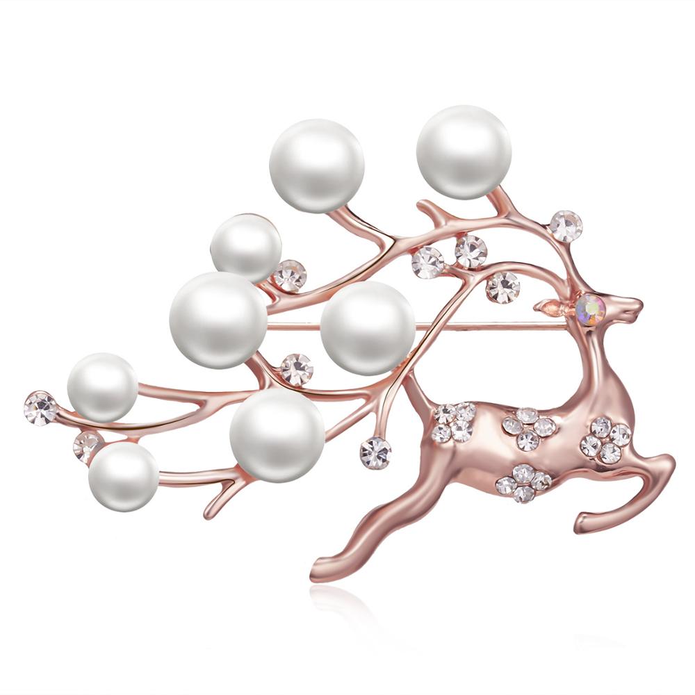 klasyczny śliczny urok boże narodzenie Jeleń broszki dla kobiet mężczyzn noworoczny prezent modny z kołnierzykiem z klapami broszka przypinki biżuteria akcesoria: Christmas łoś