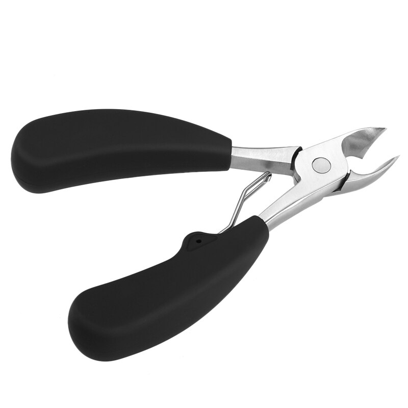 Tijeras negras para cutículas de pies, cortauñas para el cuidado de los pies, cortauñas, de paroniquia cortauñas, herramienta de removedor de manicura NT117