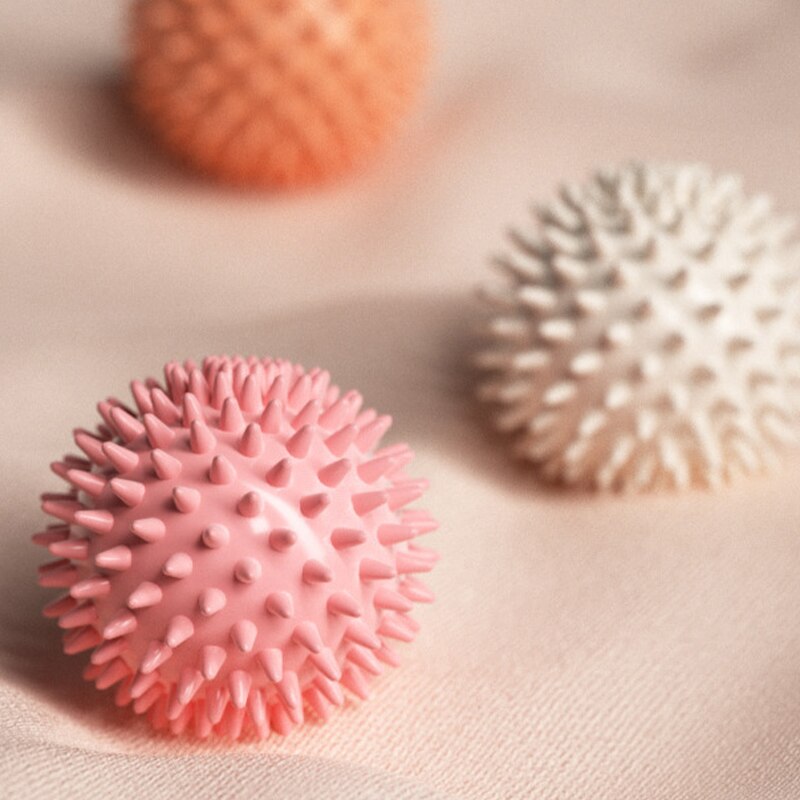 Durable Spiky Massage Ball Trigger Point Sport Fitness Hand Foot Pain Relief Plantar Fasciitis Reliever 6Cm Exercise Balls
