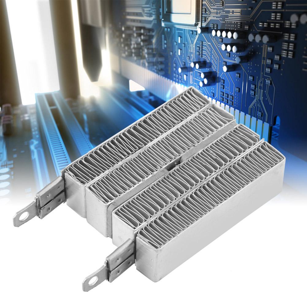 12V 70W 74*22mm Aluminium Gehäbenutzen Thermostat Konstante Temperatur PTC Welligkeit Heizung Platte Thermistor Heizung Luft heizung Element