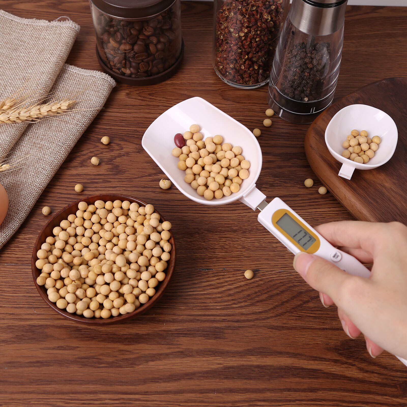 Electronic Kitchen Scale 500g 0.1g LCD Digital Measuring Food Flour Digital Spoon Scale Mini Kitchen Tools for Milk Coffee Scale