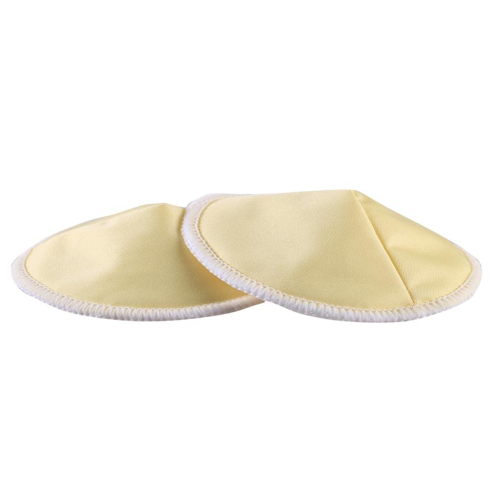 12 stücke Mehrweg Bambus Brust Pads Feste Wasserdichte PUL Mikrofaser 3 Schichten Trocken Bleiben Waschbar Stillen Pflege Pads 12cm