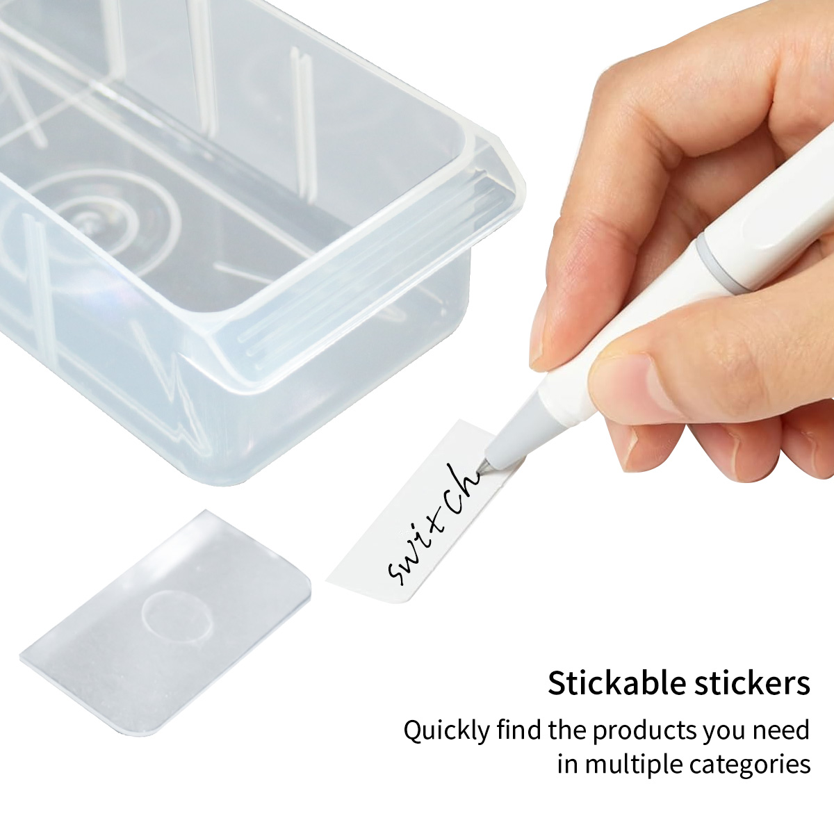 25 Multi-grid Drawer Parts Box Wall-mounted Screw Classification Component Box Tool Case electronic components Storage ToolBox