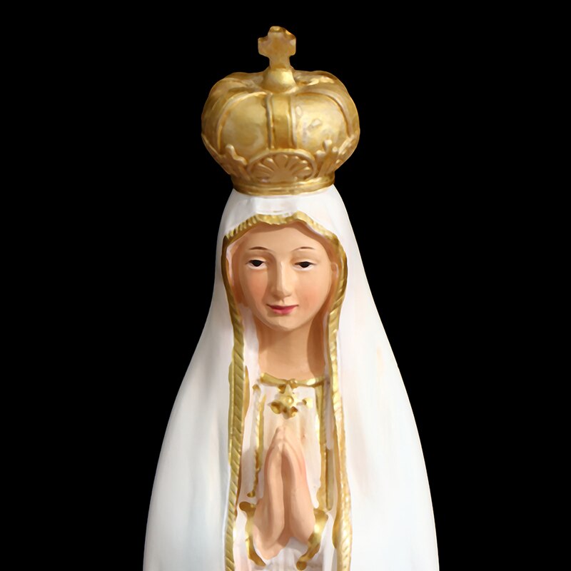 1Pc Virgin Mary Statue Christianity Jesus Decor Ornaments Home Church Decor