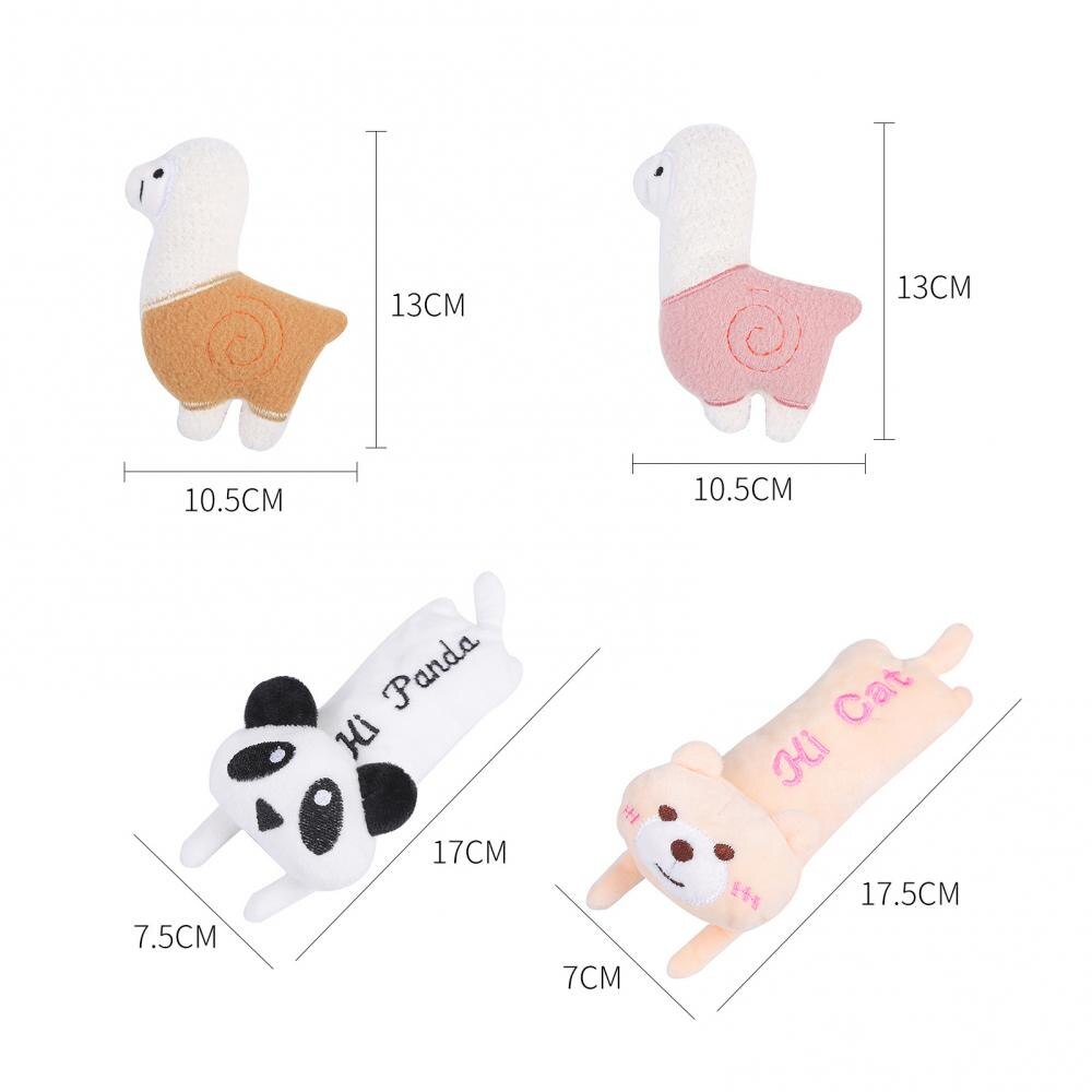 Jouet interactif en forme d&#39;alpaga Panda pour chat, accessoire pour animaux de compagnie