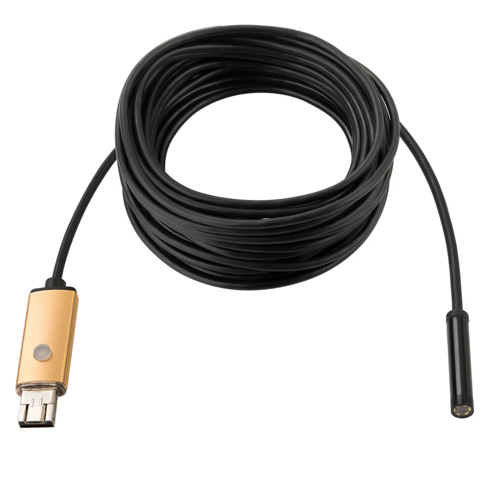 telefon android endoskop wodoodporny Borescope mikro USB kontrola wideo aparat fotograficzny 5.5mm obiektyw 5m/ 10m Hd 640*480 dla Smartphone