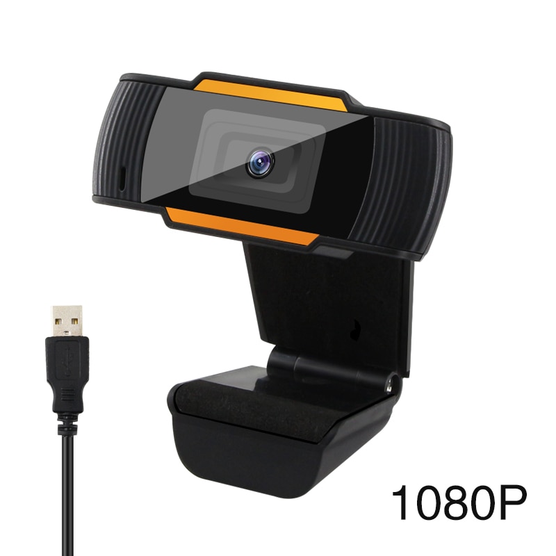 Webcam 1080P 720P 480P Full HD Web Camera Built-in Microphone Rotatable USB Plug Web Cam For PC Computer Mac Laptop Desktop: 1080P