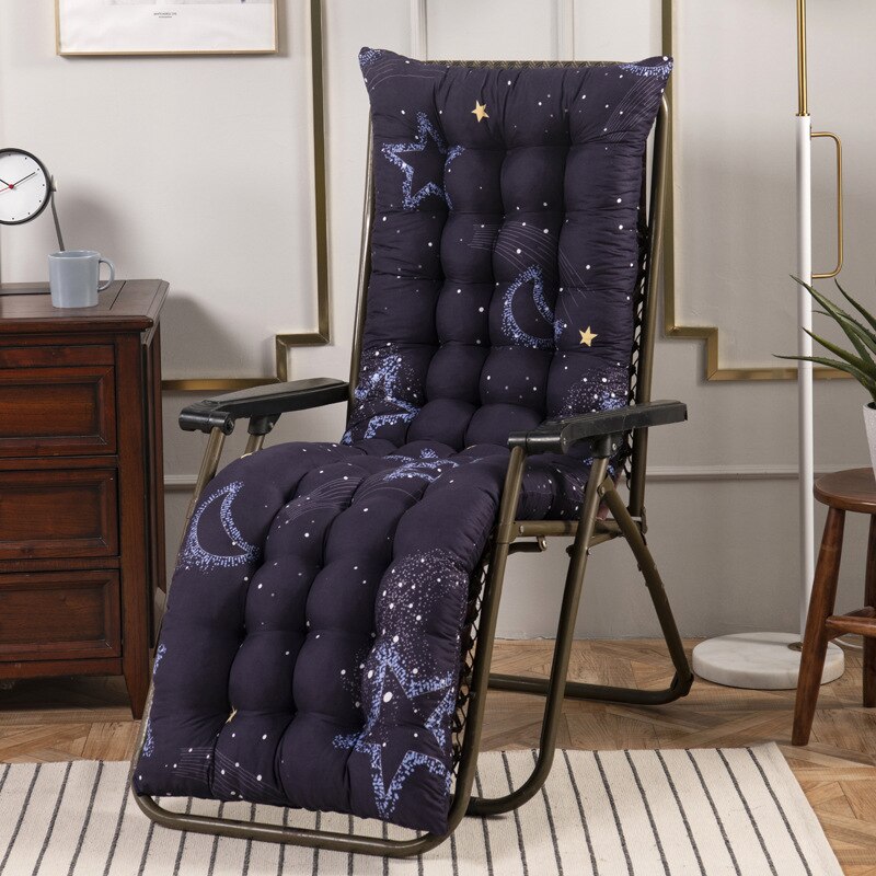 Coussin de chaise de Patio | Chaise longue d'extérieur, chaise de pont à bascule, siège de banc, matelas, sans chaise: Blue Moon