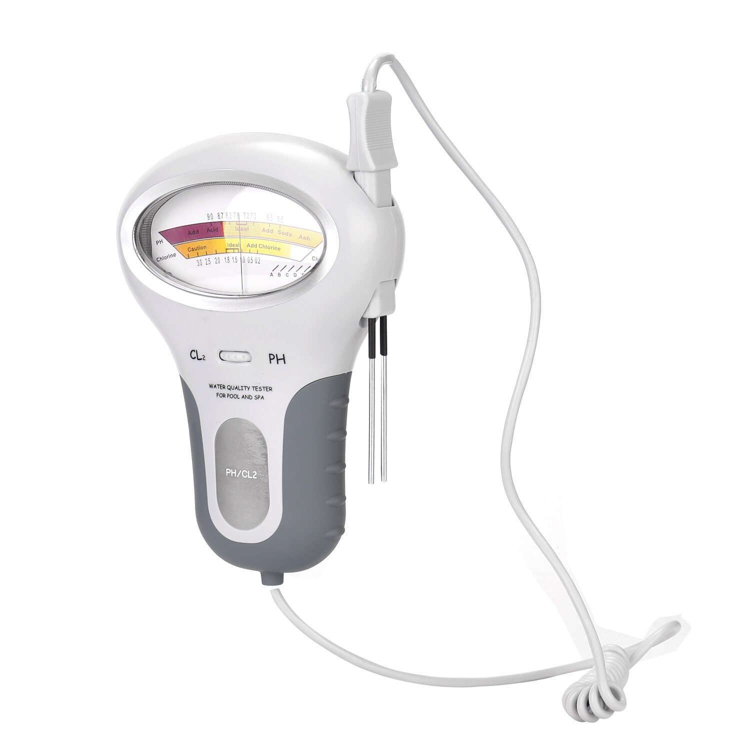 2 in 1 PH Chlorine Meter Tester PC-102 PH Tester Chlorine Water Testing Device CL2 Measuring For Pool Aquarium