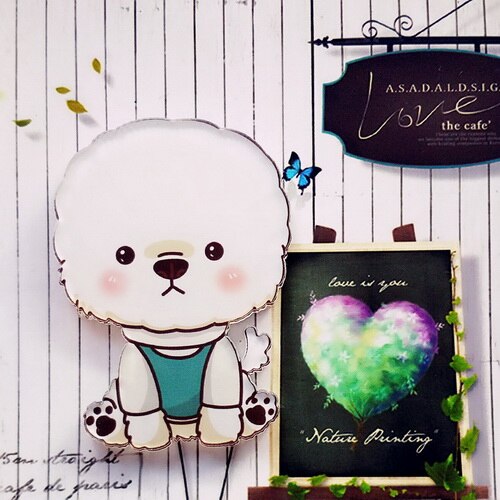 Hond Badge Broche - Acryl Pin - Kawaii Harajuku Stijl Decoratieve Kraag Sjaal Revers Pin: Style 10