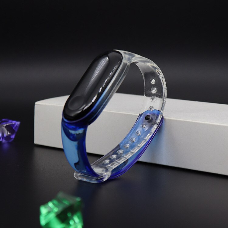 Transparante Armband Voor Xiaomi Mi Band 5 Sport Band Horloge Siliconen Polsband Voor Xiaomi Mi Band 5 Armband Miband 5 Band: 4