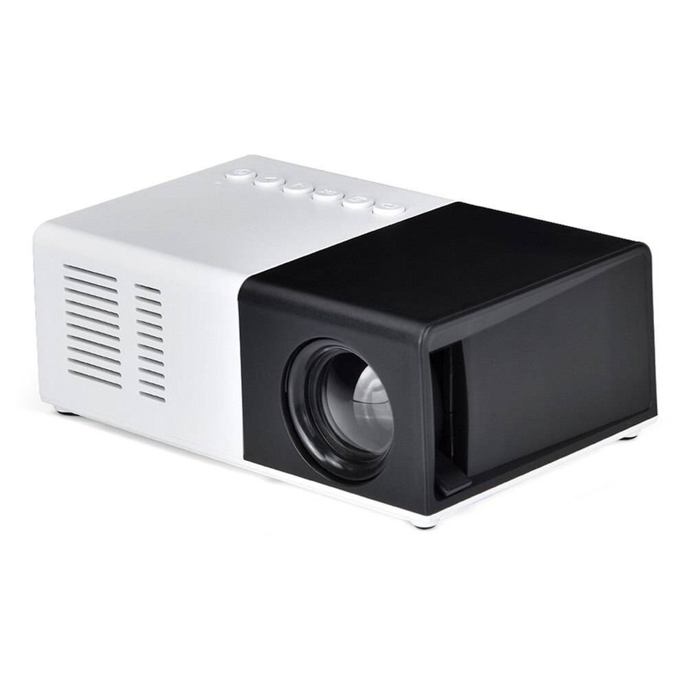 J9 Mini Projector Household Full LED Support AV CVBS Hdmi-compatible USB Multimedia Interfaces Beamer Projector