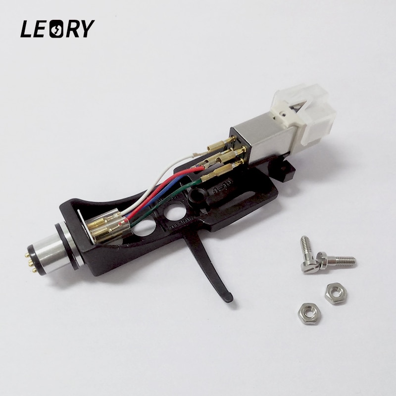 LEORY 1Pcs Magnetic Cartridge Stylus With Turntable Headshell 4 Pin Contacts For Phonograph Turntable Gramophone LP Vinyl Needle