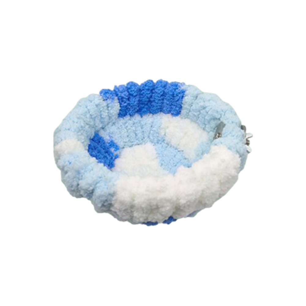 Parkiet Nest Valkparkiet Bed Vogelnest Winterslaapbed Pluche Warme Vogelbedden Comfortabele Winter Warmer Huisdier Huis Warme Hut Tent: S / WHITE