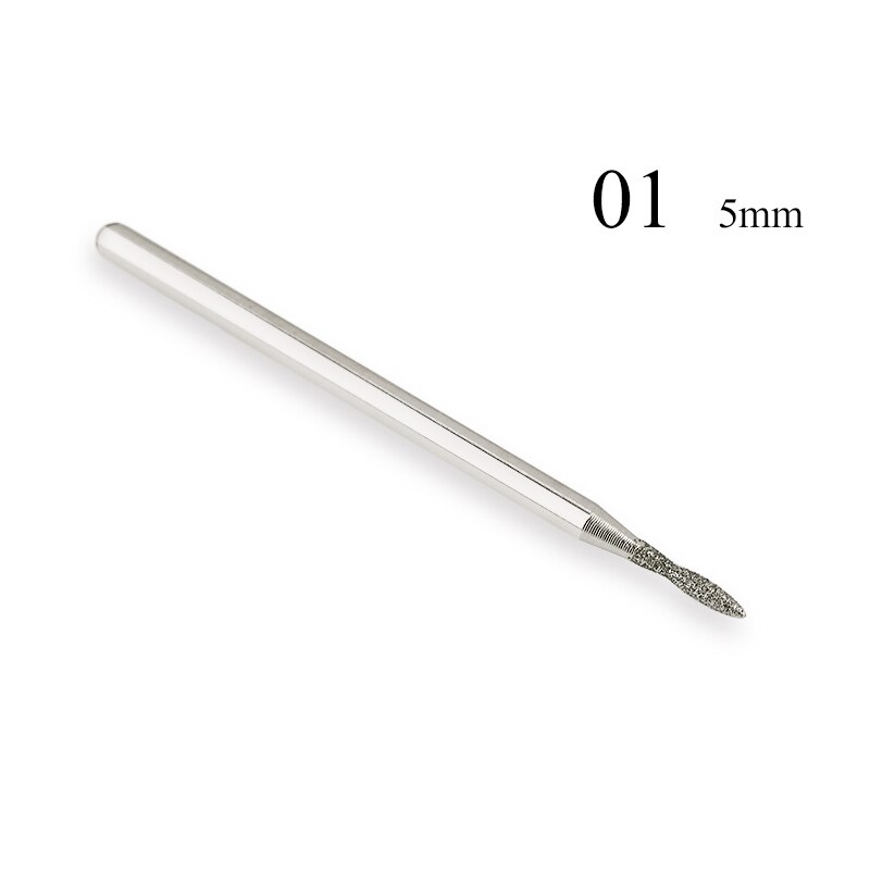 KALIBUR clou pointe céramique forets électrique cuticule propre rotatif diamant clou foret pour pédicure meulage tête ponceuse outil: 18