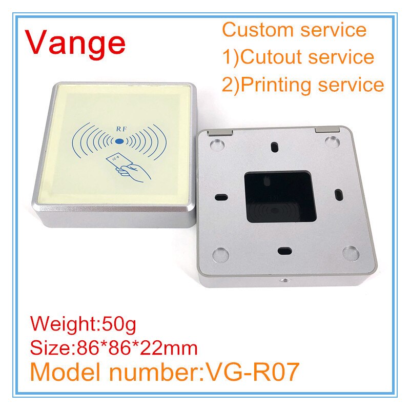 5pcs/lot Injection molding boxes IP54 ABS plastic case 86*86*22mm for entry door lock access control system