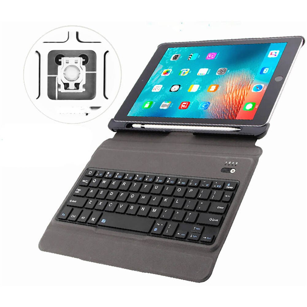 Backlit Detachable Keyboard for iPad 9.7 inch Air Air2 5th 6th 5 6 Case PU Leather Protective Cover for iPad Pro 9.7"