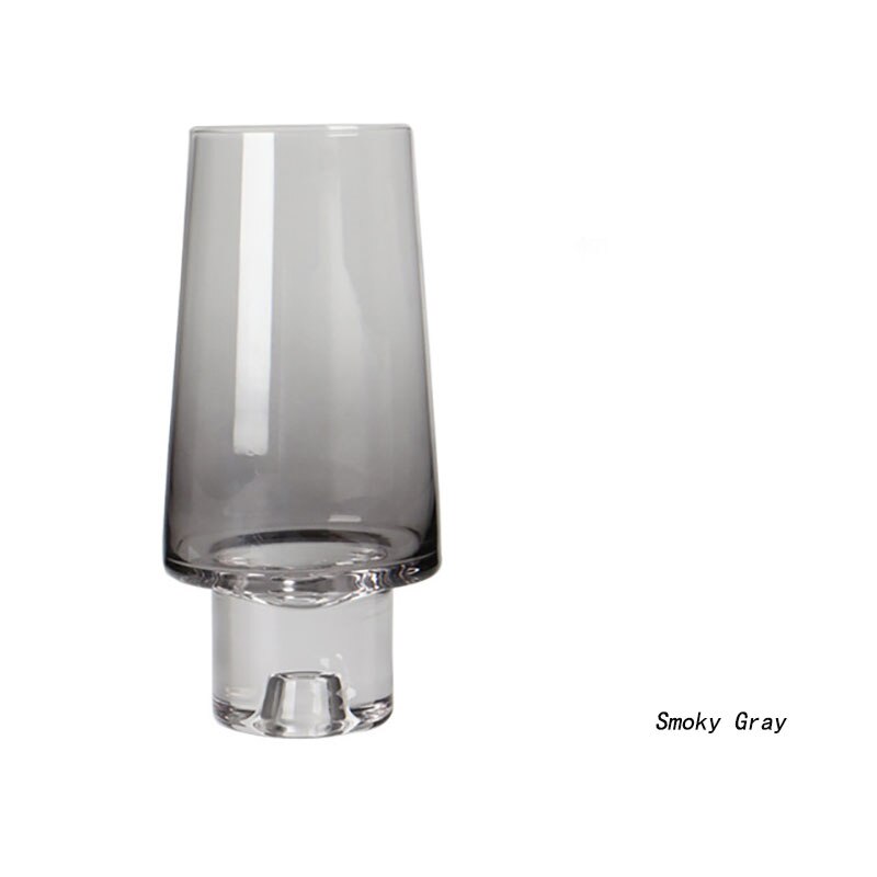 Contenedor de vino de gran capacidad de estilo europeo , juego de decantador de vidrio degradado ligero y lujoso: Smoky Gray Cup