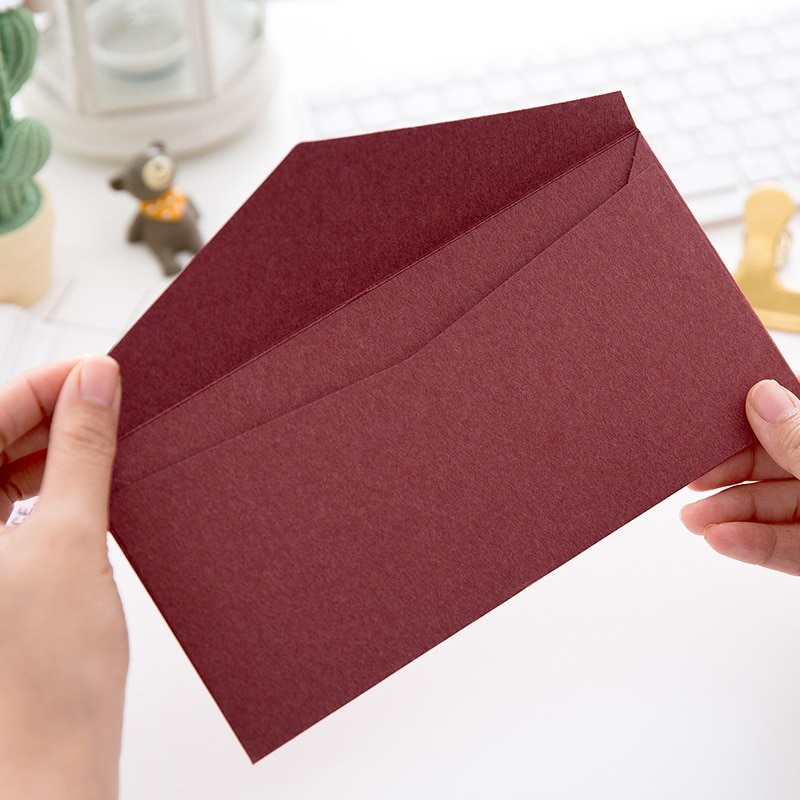 Enveloppe en tulle de mariage rétro , épaisse, pour enveloppe avec lettres d'invitation d'affaires, Style ancien, style occidental