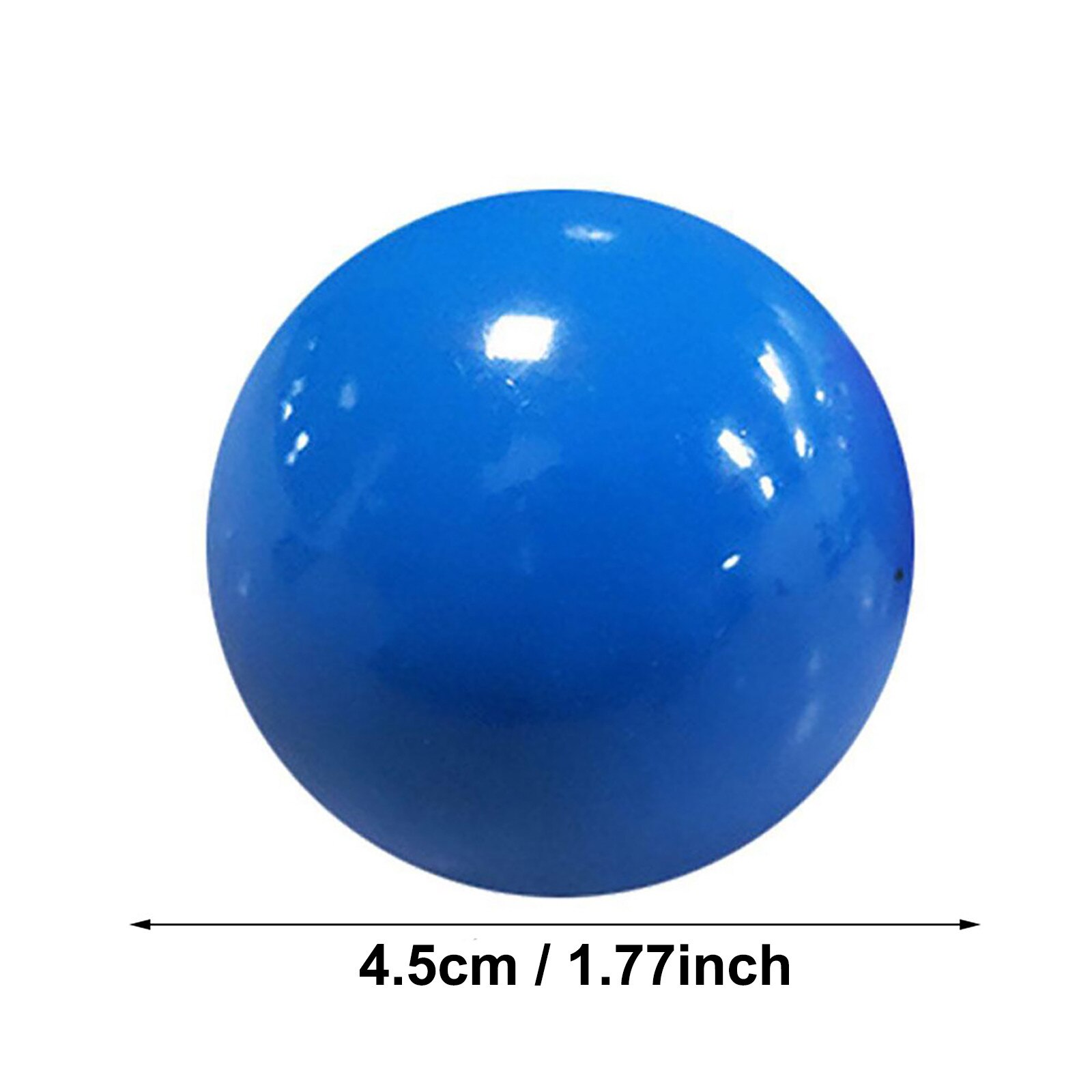 8pcs Stick Wall Balls Sticky Target Ball Fluorescent Ceiling Ball Anti-stress Decompression Toy Catch Throw Ball Kids Toys