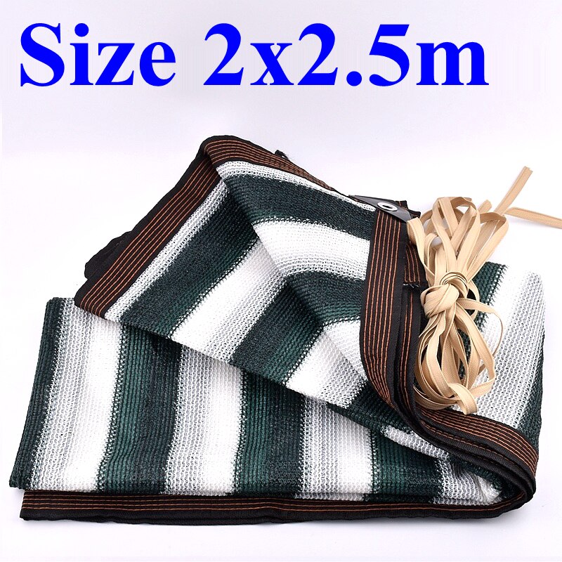 HDPE Anti-UV Sunshade Net Garden Succulent Plant Shading Net Outdoor Awning Swimming Pool Shade Sail Cloth Pet House Shelter: 2x2.5m