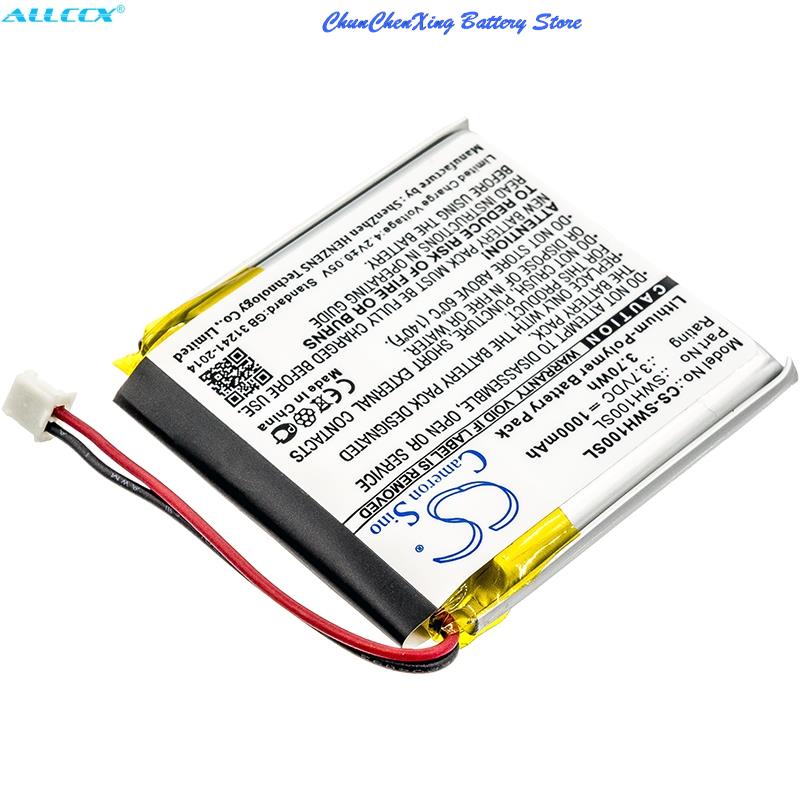 Batería de 1000mAh para ordenador portátil, Pila de 624038 mAh SP 1588 SM-03 0911-LIS1662HNPC para Sony WH-1000xM3, WH-1000MX4, WH-CH710N/B