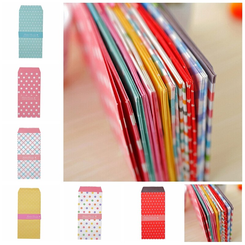 5Pcs Colorful Envelope Small Craft Envelopes For Letter Invitations
