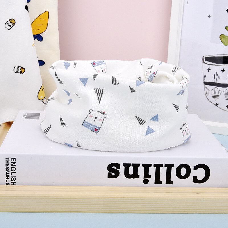 Foulard en coton pour enfants, nouveauté, collection printemps automne hiver: triangle bear