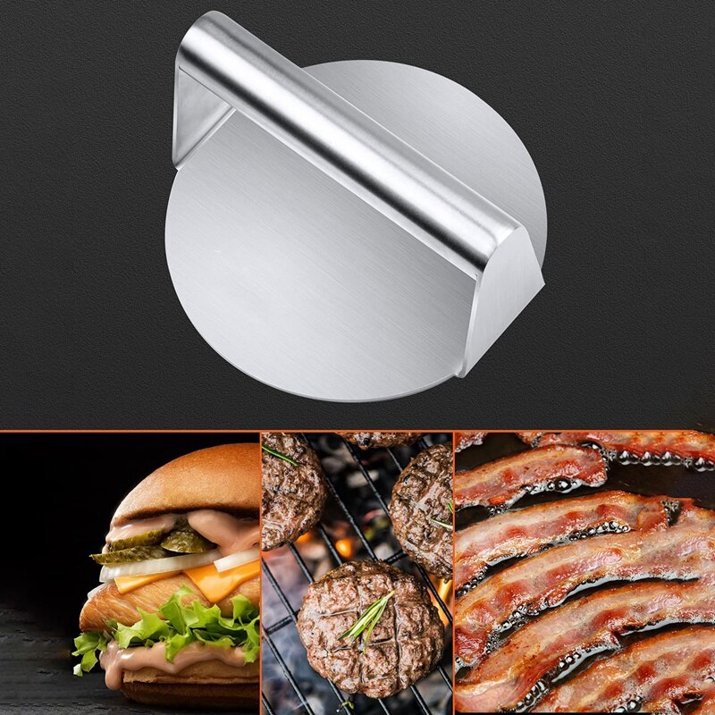 Burger Presse, Runde Zerschlagen Burger Presse, Bratpfanne Zubehör Bausatz Für Grill, Hamburger Patty Hersteller Und quetschen Fett