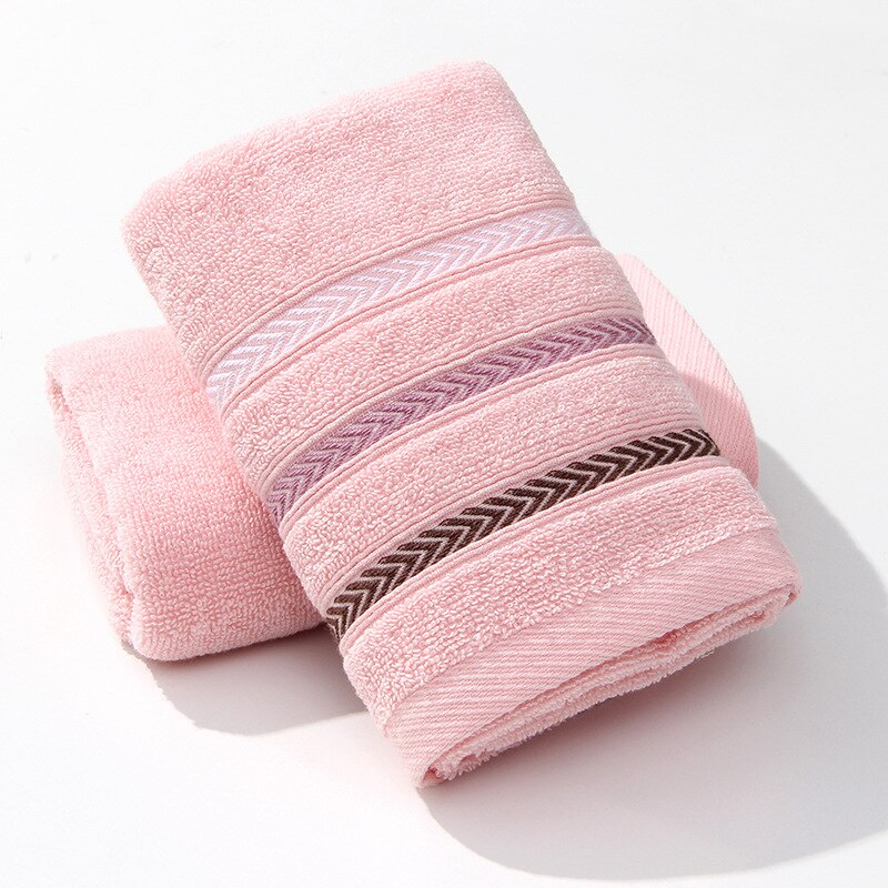 Cotton Horizontal Bar Towel Lovers Face Towel Household Soft Water Absorbent Adult Lovely Bath Towel Towels Bathroom Microfiber