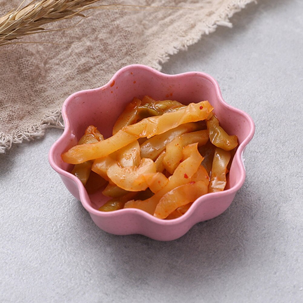 10 stücke Portion Küche Tauch Schalen Würze Geschirr Vorspeise Soja Essig Japanischen Stil Soße Gericht Gewürzt Senf Kleine: Rosa B