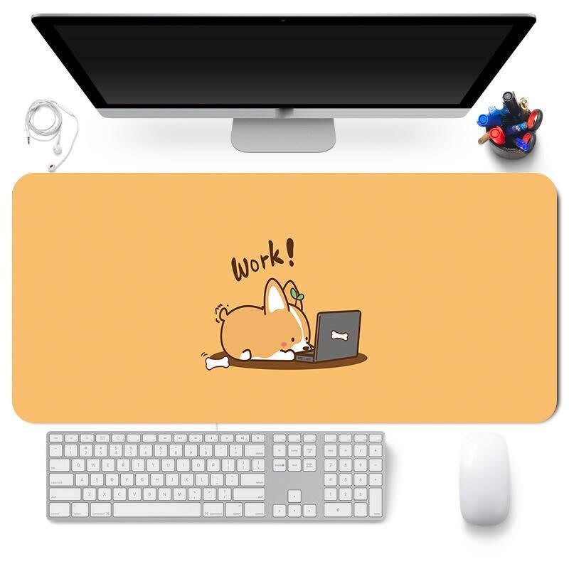Comtuper Desk Mat Cute Mouse Pad Large XXL Mousepad Kawaii Gaming Accessoroes Laptop Gamer Keyboard MacBook Waterproof Maus Mat