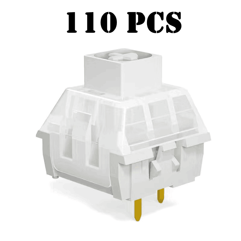 GGBOY Kailh Box biały DIY niestandardowy mechaniczny klik na klawiaturę biały kompatybilny wiśniowy MX SMD RGB 3 Pins przełączniki dotykowe: CAMEL