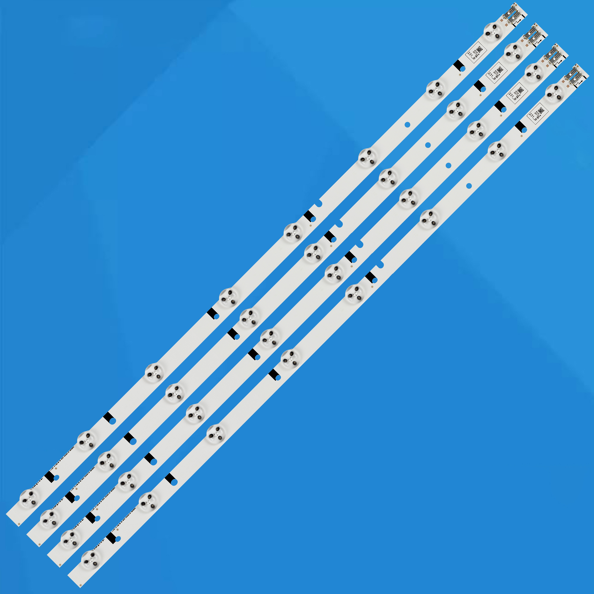 Kit 4 PCS 8LEDs 580mm LED backlight stirp for UE32EH4000W UN32EH4000 D1GE-320SC0-R3 BN96-24166A BN96-24145A 32H-3535LED-32EA