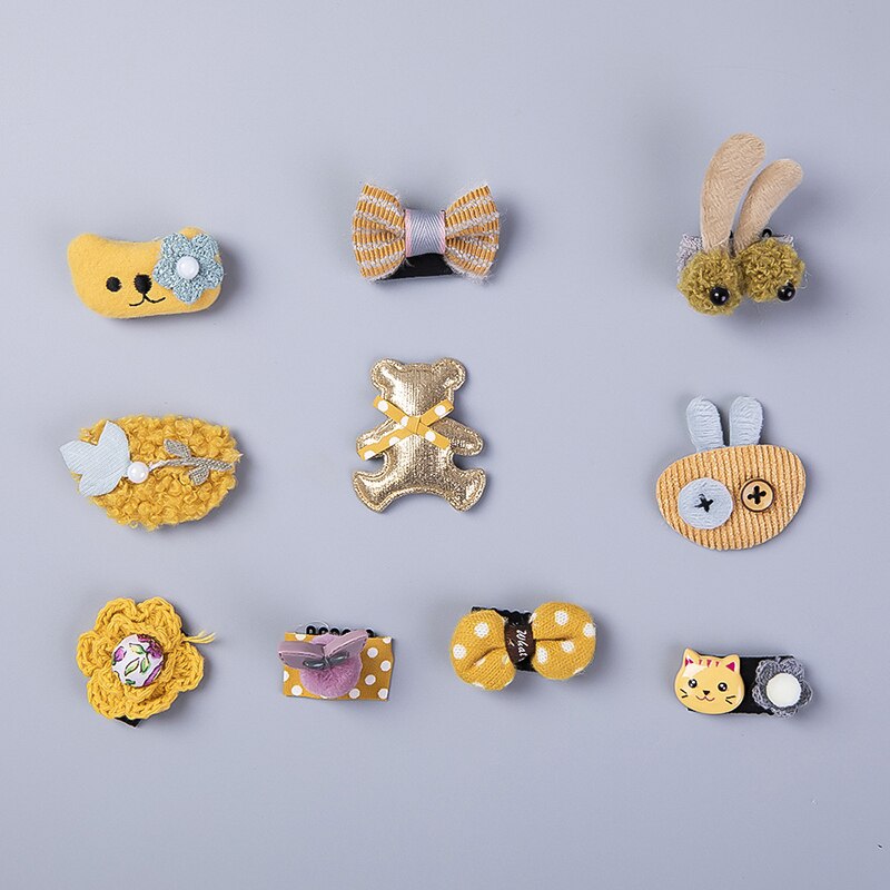 Bear Leader Haarspangen - Cartoon Schleife Kinder Haarclips - Barrette Ornament Zubehör für Mädchen