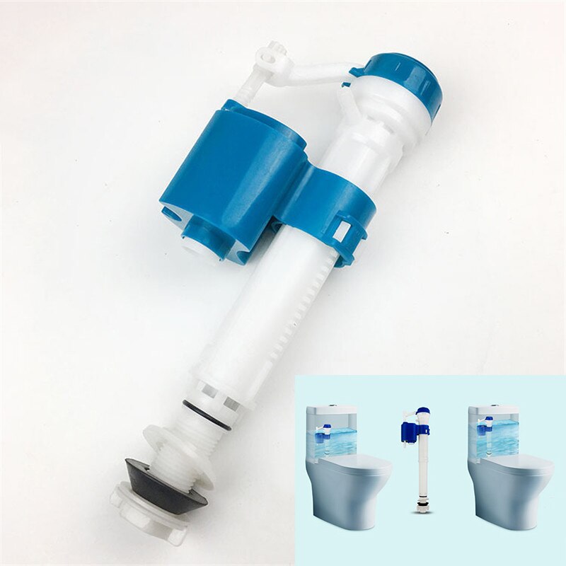 Toilet Bottom Inlet Entry Fill Valve Push Button Dual Flush Cistern HD