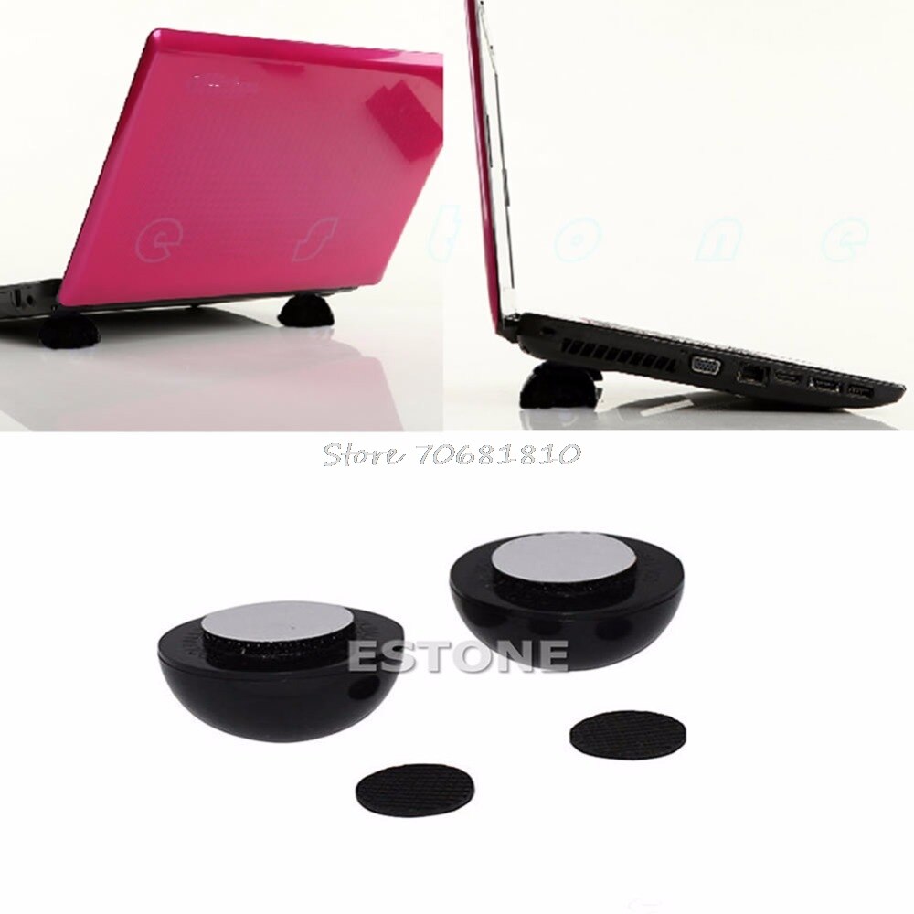 Laptop Notebook Cool Ball Cooler Stand + Skidproof Pad