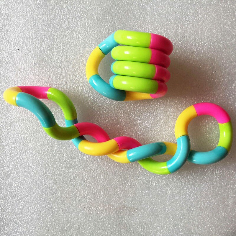 Twisted Ring Magic Fidget Magic Trick Rope Tangle Fidget Toy DIY Winding Leisure Education Stress Relief Kid Xmas Toy