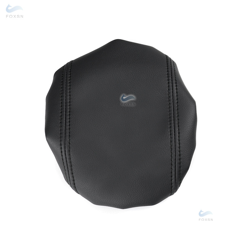 Zacht Leer Center Armsteun Cover Voor Ford Focus Auto Center Console Deksel Armsteun Doos Huid Cover sticker Trim: WHITE