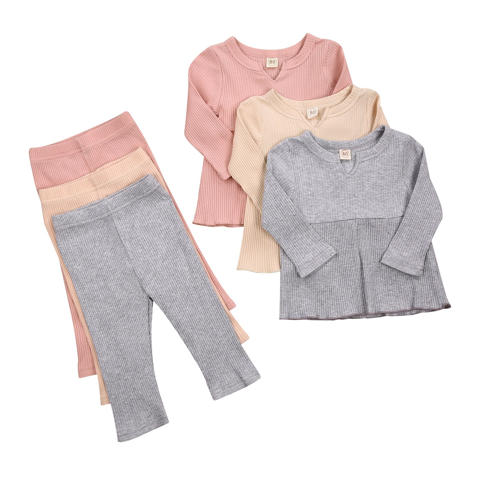 Kinderen Europese En Amerikaanse Stijl Meisje Pit Gestreepte Top + Mode Lace-Up Rok Twee Stuk