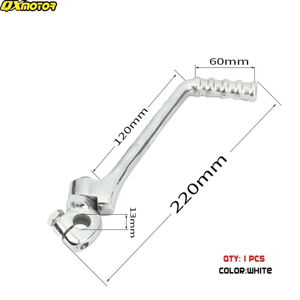 WOOSTAR Pédale Kickstart 13 Mm Ajustable – Levier Démarreur Pour Pit Bike, Dirt Bike 50cc-150cc (SSR, TaoTao, Apollo, Lifan…)