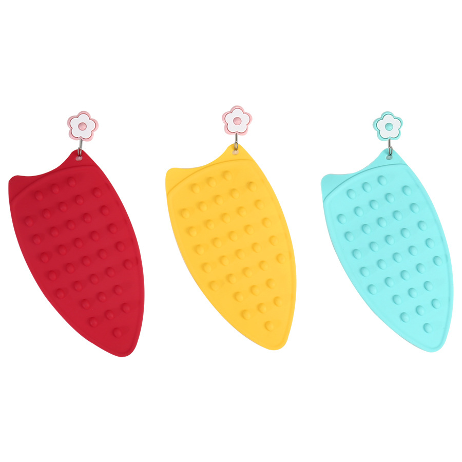 Cojín para plancha original de silicona antideslizante y resistente al calor, protección de seguridad en , almohadilla de descanso para planchar, placas de aislamiento, accesorios para el hogar