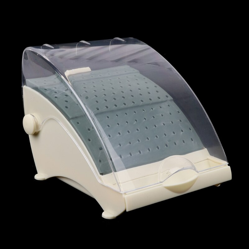 142 Holes Tooth Bur Block Holder Autoclave Sterilizer Case Disinfection Box Holds /Holder Station+Pull Out Drawer