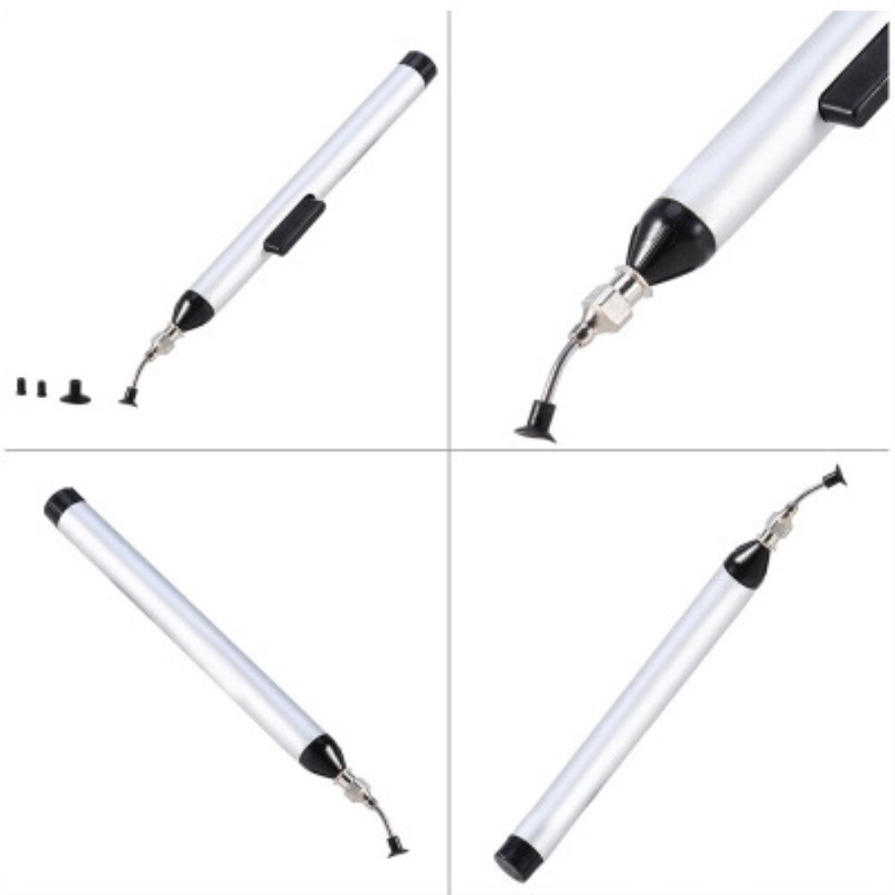 1pc ffq 939 ic smd pincet oppakgereedschap soldeer desoldeer met 3 zuigkoppen vacuüm zuigen zuigpen verwijderaar zuigpomp