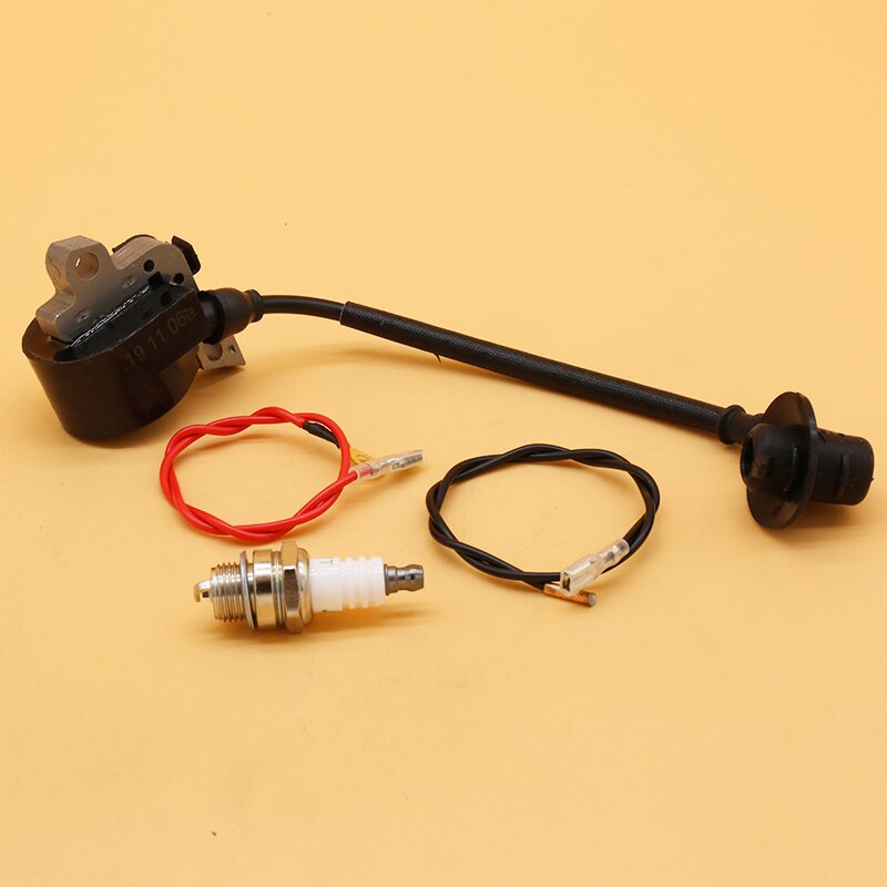 Bobina de ignição & spark plug apto para stihl ms260 ms290 ms380 ms390 ms440 jardim motosserra ferramenta peças