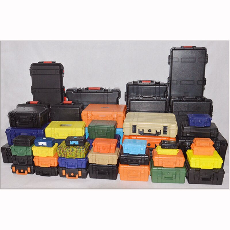 ABS Tool case toolbox Impact resistant sealed waterproof equipment camera case with pre-cut foam free 280X230X155MM