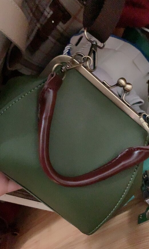 Dames kleine tas pu leren vintage tas crossbody slip meisje casual schouder tas messenger bag clip tas zhau 88