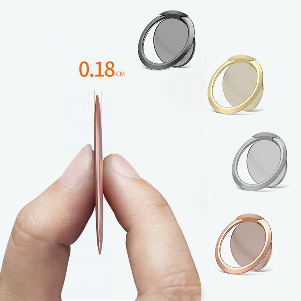 Ultra-thin metal Stent Accessories Mobile Phone Holder Stand Finger Ring Magnetic For cute Cell Smart Phone holder